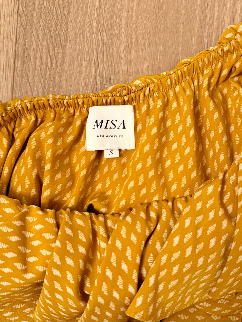 Misa LA ruffled one shoulder top - Picture 5 of 8